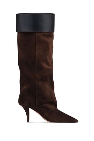 Stivali Ines Reverse in camoscio marrone e nero PARIS TEXAS | PX1685XV0SNCIOCCOLATOBLACK